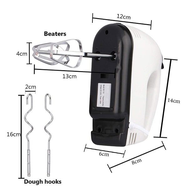 JM SELLER 180 W 2021 Edition Electric Beater White1 - LXINDIA.COM