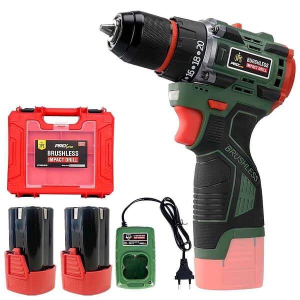 JPT Pro Series 18V Brushless Cordless Impact Drill - LXINDIA.COM