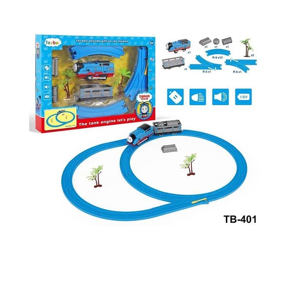 Jack Royal Battery Operated HMC Tomas Toy Train Track Set 01 - LXINDIA.COM