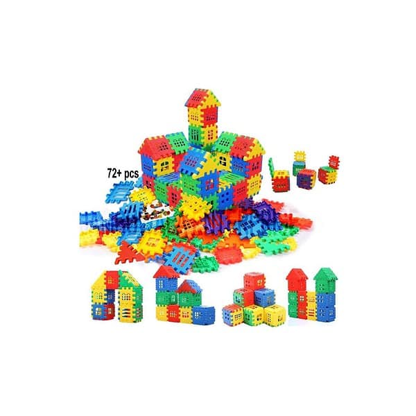 Jambuwala Enterprise Blocks Game 72 Pcs Toy Building Blocks 1 - LXINDIA.COM