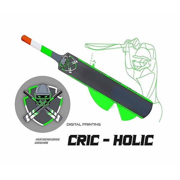 Jaspo CRIC Holic Senior Plastic Cricket Full Size Bat Soft Cricket Ball Combo 1 - LXINDIA.COM