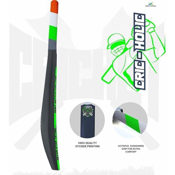 Jaspo CRIC Holic Senior Plastic Cricket Full Size Bat Soft Cricket Ball Combo 2 - LXINDIA.COM