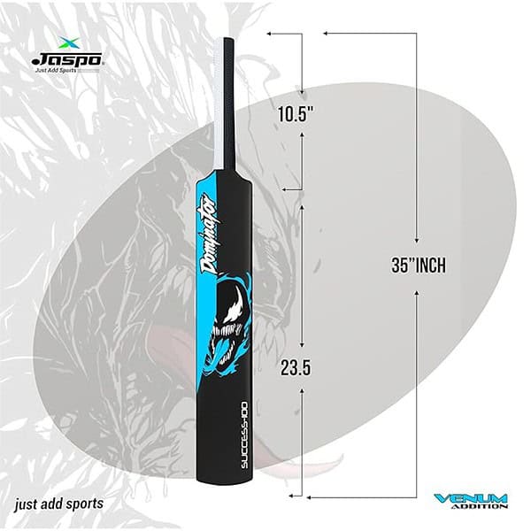 Jaspo Dominator Venom Edition 34 Inches Plastic Cricket Bat Ball Octopus Grip 2 - LXINDIA.COM