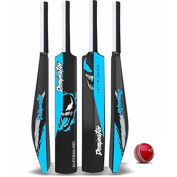 Jaspo Dominator Venom Edition 34 Inches Plastic Cricket Bat Ball Octopus Grip - LXINDIA.COM