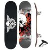 Jaspo Freedom Spirit 31 X 8 Inches Canadian Maple 7 Layer Skateboard Multicolor - LXINDIA.COM