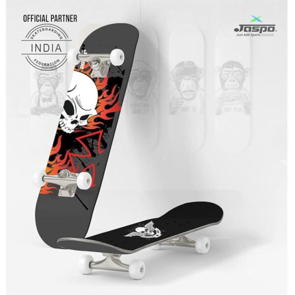 Jaspo Freedom Spirit 31 X 8 Inches Canadian Maple 7 Layer Skateboard Multicolor 2 - LXINDIA.COM