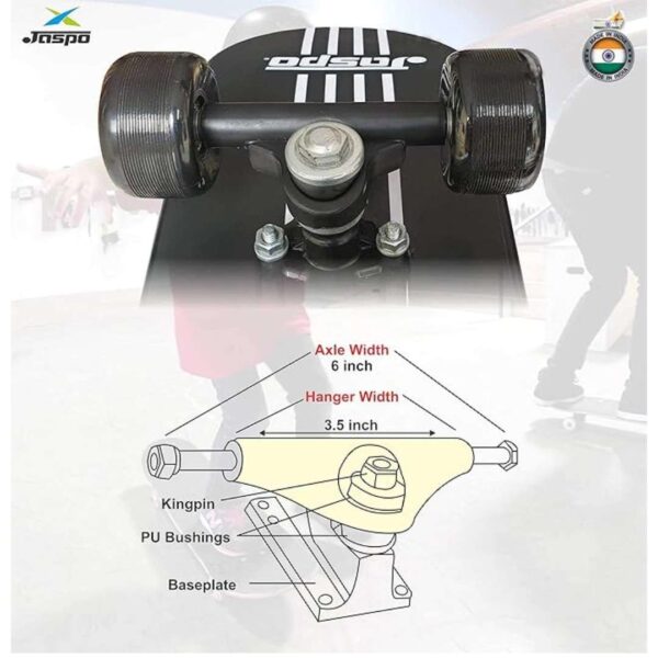 Jaspo Hurricane Classic 26.5 x 6.25 Skateboard 2 - LXINDIA.COM