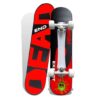 Jaspo Kickstart 26 Inches Anti Skid Fiber Skateboard for Beginners Upto 12yrs Red - LXINDIA.COM