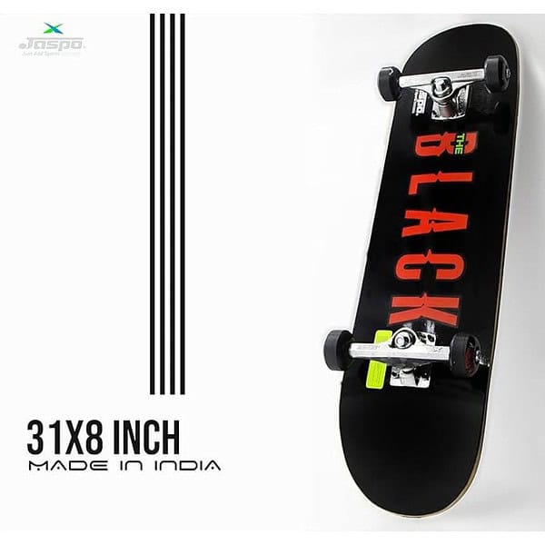 Jaspo The Black Experts 7 Layer Maple Skateboard 1 - LXINDIA.COM