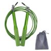 JoyFit Aluminium Adjustable Jumping Rope for Men Women Green - LXINDIA.COM