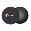 JoyFit Exercise Core Sliders Dual Sided Exercise Gliding Discs Black - LXINDIA.COM