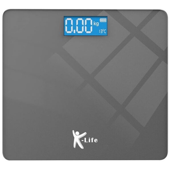 K Life WS 101 Digital Personal Electronic Body Weight Machine for Human Body Grey - LXINDIA.COM