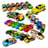 KC FAST Pack of 24 Mini Pull Back Metal Car Toy for Kids - LXINDIA.COM