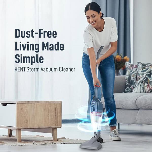 KENT Storm Vacuum Cleaner 600W Grey3 - LXINDIA.COM