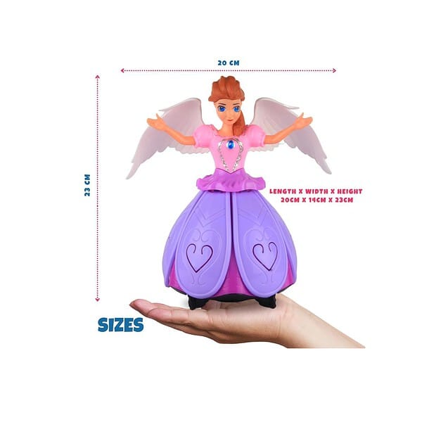 KIDDLE LITTLE Angel Girl Dancing Doll Toy Musical Pink Princess Doll 4 - LXINDIA.COM