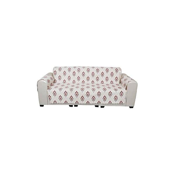 KINGLY Velvet 1 Seater Quilted Digital Printed Sofa Cover - LXINDIA.COM