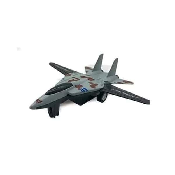 KRIREEN Airplane Pull Back Toy Set Die Cast Metal Military Aeroplane - LXINDIA.COM