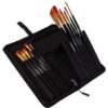 Kabeer Art Set Of 12 Fine Art Long Brush and Zippered Carry Bag With Pop Up Stand 1 - LXINDIA.COM