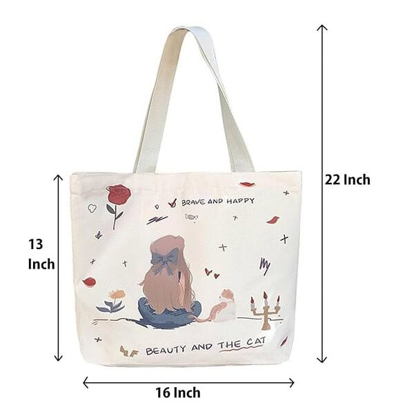 KeepCart Women Reusable Classic Tote Bag 2 - LXINDIA.COM