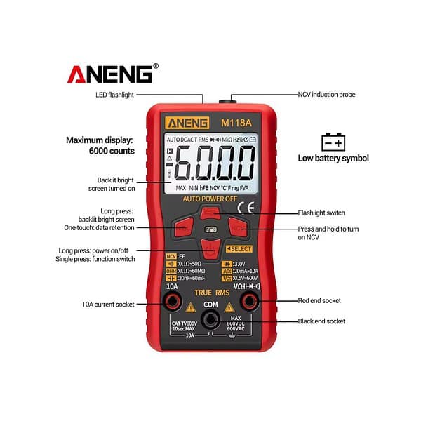 Khatz M118A multimeter Multifunctional - LXINDIA.COM