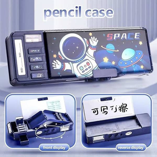 Kiddie Galaxia Multifunctional Space Password Lock Double Sided Box for Kids1 - LXINDIA.COM