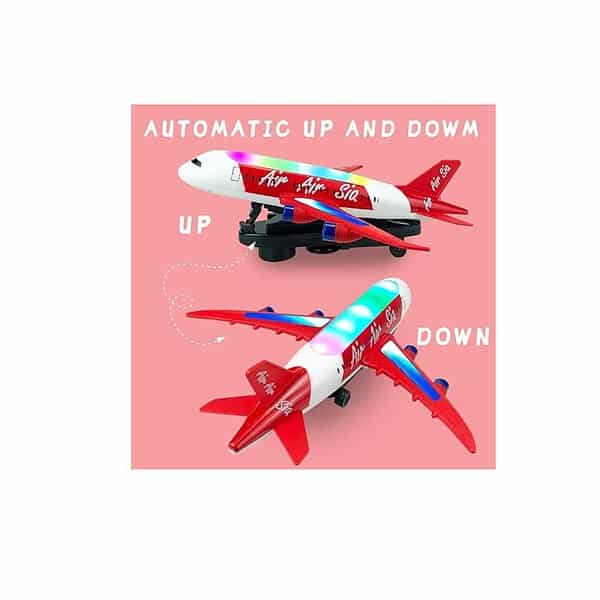 Kiddie castle Bump andGo Action Musical Airplanes Toy with Flashing Lights and Sounds A - LXINDIA.COM