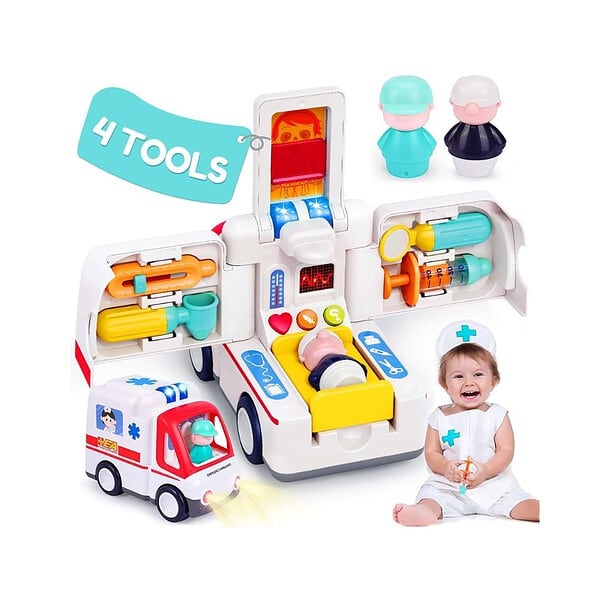 Kiditos Ambulance Toy Car Kids Doctor Kit 2 - LXINDIA.COM