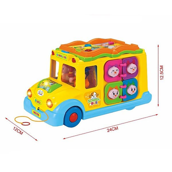 Kiditos Baby Intellectual School Bus Activity Toy Vehicle C - LXINDIA.COM