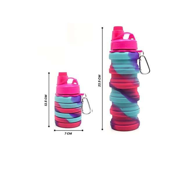 Kiditos Expandable Sipper Water Bottle Pink - LXINDIA.COM