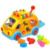 Kiditos Innovative Vehicle Happy Bus Toy With Music a - LXINDIA.COM