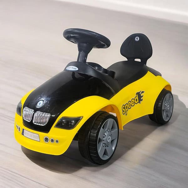 Kids ROAR Baby Car Yellow - LXINDIA.COM