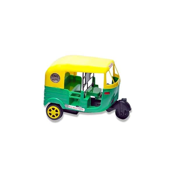 KidzZbe Plastic Auto Rickshaw Toys with Pull Back Action - LXINDIA.COM