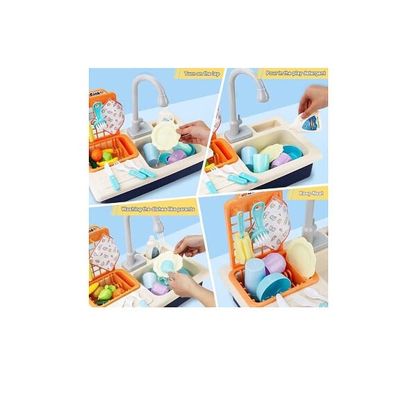 Kitchen Set for Kids Girls Play Sink Kitchen Set01 - LXINDIA.COM