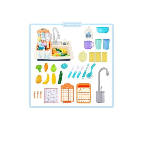 Kitchen Set for Kids Girls Play Sink Kitchen Set03 - LXINDIA.COM