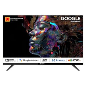 Kodak 80 cm 32 inches Matrix Series QLED Android Google TV 32MT5077 Black - LXINDIA.COM