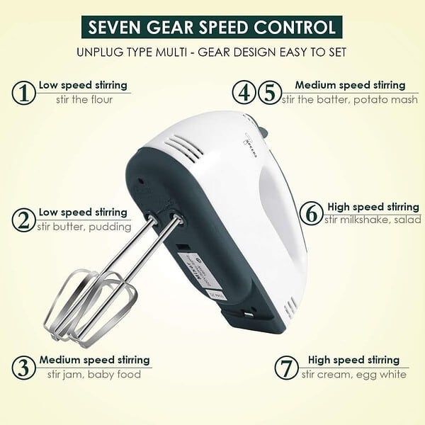 Konquer TimeS Hand Mixer 260W3 - LXINDIA.COM