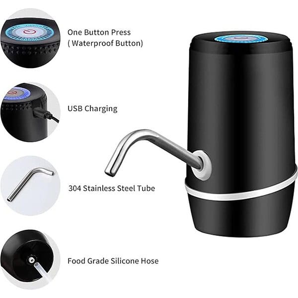 Konquer TimeS Kts Automatic Wireless Water Can Dispenser Pump 2 - LXINDIA.COM