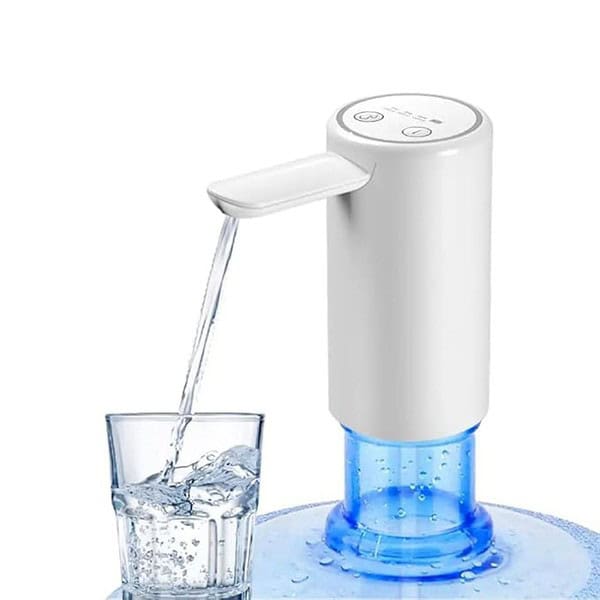 Konquer Times Kts Automatic Wireless Water Can Dispenser Pump White 1 - LXINDIA.COM