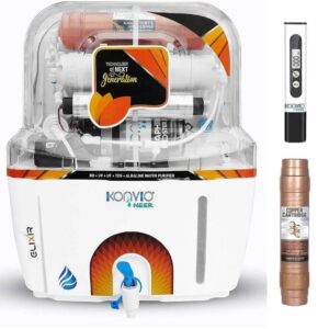 Konvio Neer Copper plus Alkaline RO Water Filter and Purifier Orange - LXINDIA.COM