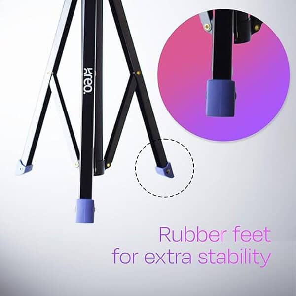 Kreo 1.6m Stayble Tripod Stand with Mobile Phone Holder2 - LXINDIA.COM