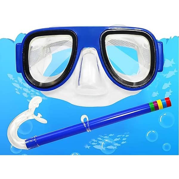 Kreshu Snorkel Mask Set Easy Breathing Dive Mask for Under Water Swimming 1 - LXINDIA.COM