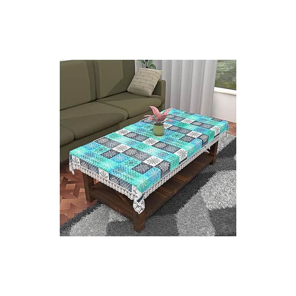 Kuber Industries Checks Print Exclusive Table Cloth PVC 4 Seater 60x40 - LXINDIA.COM