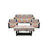 Kuber Industries Flower Design Cotton Floral 5 Seater Sofa Cover Set - LXINDIA.COM