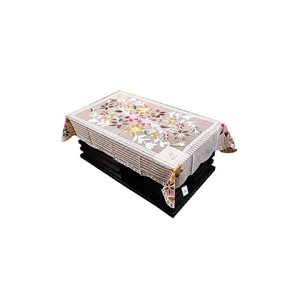 Kuber Industries Flower Design Cotton Floral 5 Seater Sofa Cover Set c - LXINDIA.COM