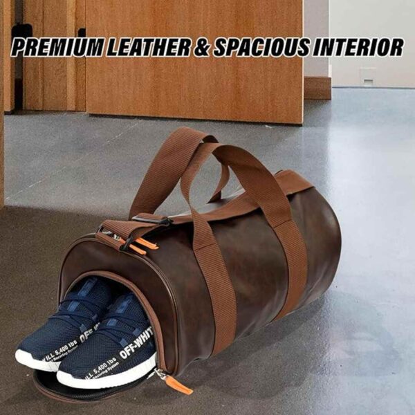 Kuber Industries Gym Bag Leather Gym Bag 3 - LXINDIA.COM