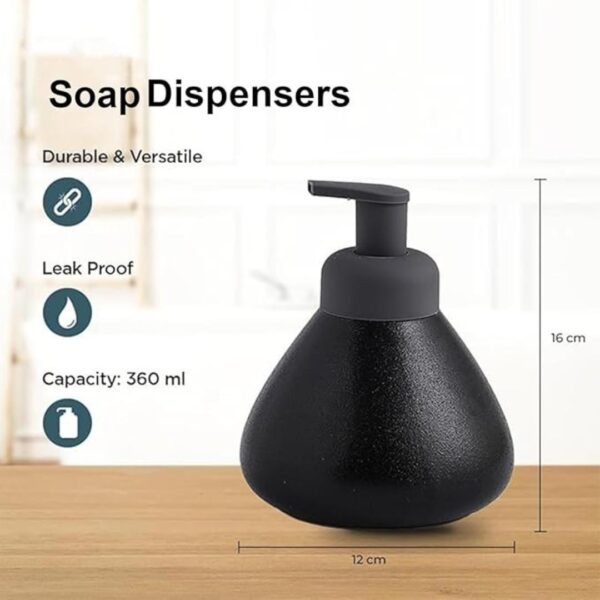 Kuber Industries Liquid Soap Dispenser Handwash Soap Dispenser Black 3 1 - LXINDIA.COM