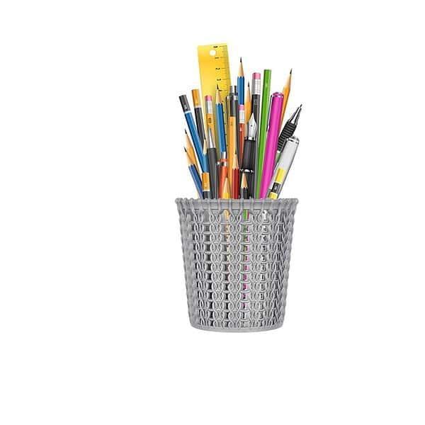 Kuber Industries Pen or Pencil Holder Pack of 2 Grey A - LXINDIA.COM