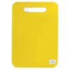 Kuber Industries Plastic 2 in 1 Knife Sharpener Chopping Cutting Board Yellow - LXINDIA.COM