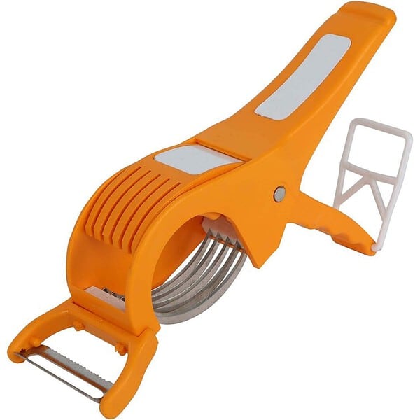 Kuber Industries Plastic 2 in 1 Vegetable and Fruit Multi Cutter A - LXINDIA.COM