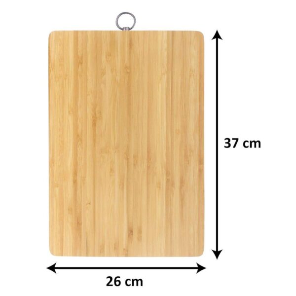 Kuber Industries Square Thick Wooden Bamboo Slicing Board1 - LXINDIA.COM